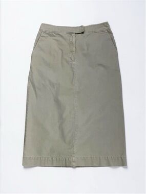 Vintage Eddie Bauer Legend Linden Skirt Size 12P Cotton‎ Taupe Western
